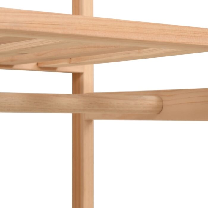 Garde-robe à 3 niveaux 110 x 40 x 170 cm – Image 3