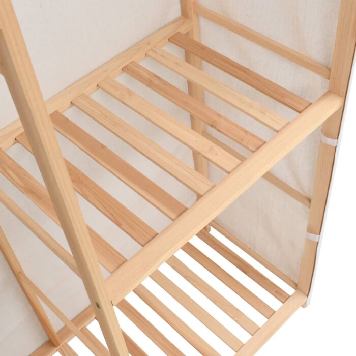 Garde-robe à 3 niveaux 110 x 40 x 170 cm – Image 4