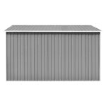 Abri de jardin 257x298x178 cm Métal Gris – Image 6