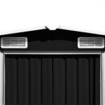 Abri de jardin 257x298x178 cm Métal Anthracite – Image 7