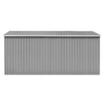 Abri de jardin 257x392x181 cm Métal Gris – Image 6
