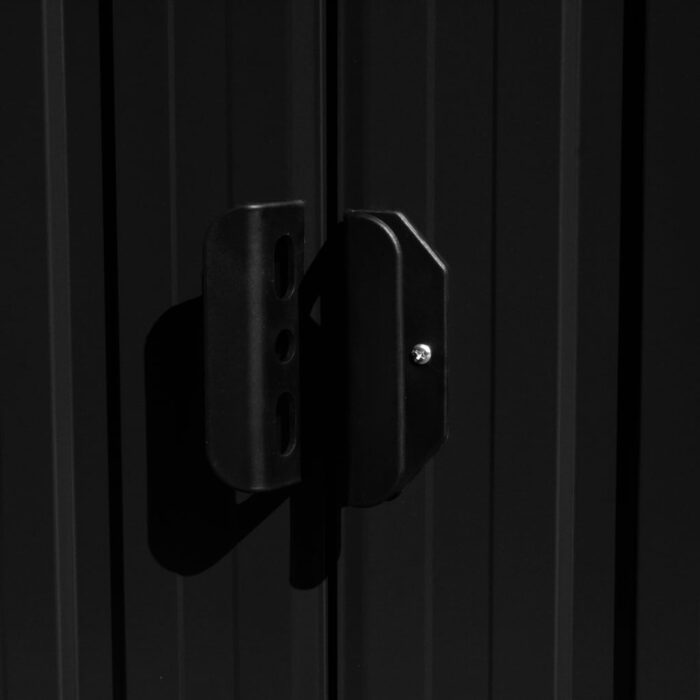 Abri de jardin 257x392x181 cm Métal Anthracite – Image 2