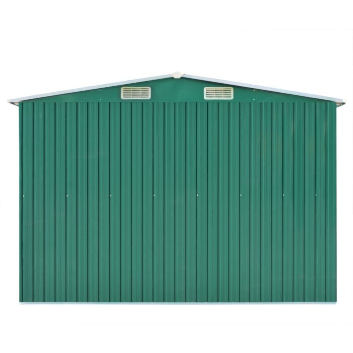 Abri de jardin 257x580x181 cm Métal Vert – Image 5