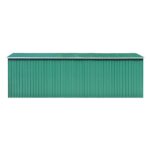 Abri de jardin 257x580x181 cm Métal Vert – Image 6