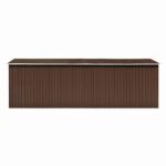 Abri de jardin 257x580x181 cm Métal Marron – Image 6