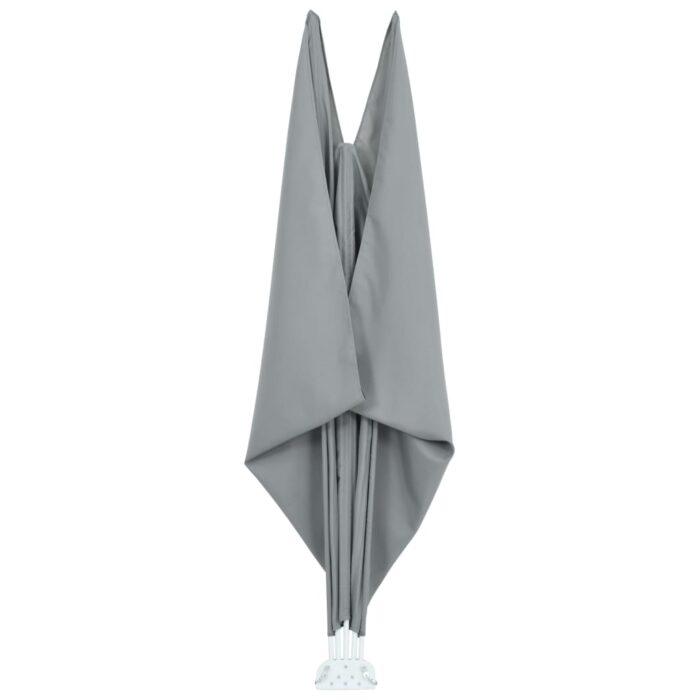 Auvent latéral pliable de terrasse Gris 300 x 150 cm – Image 5