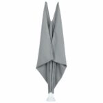 Auvent latéral pliable de terrasse Gris 400 x 200 cm – Image 5
