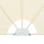 Auvent latéral pliable de terrasse Crème 300 x 150 cm – Image 7