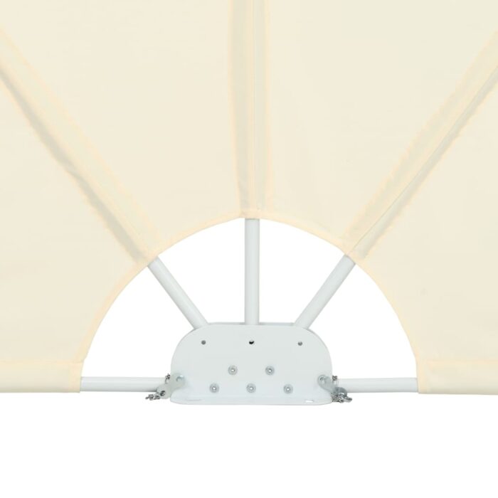 Auvent latéral pliable de terrasse Crème 300 x 150 cm – Image 7