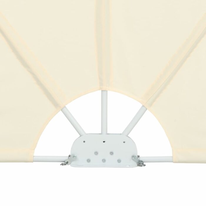 Auvent latéral pliable de terrasse Crème 300 x 200 cm – Image 7