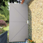 Auvent latéral pliable de terrasse Crème 400 x 200 cm – Image 2