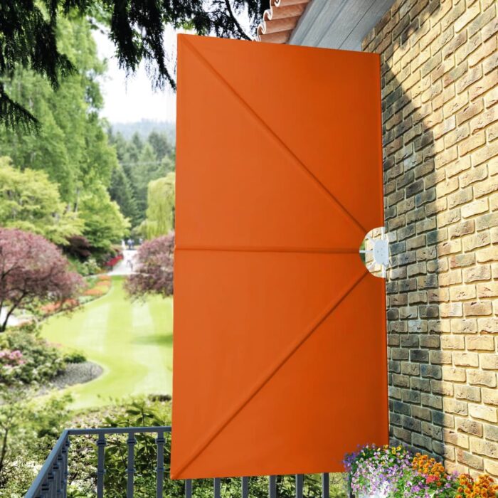 Auvent latéral pliable de terrasse Terre cuite 300 x 150 cm – Image 2