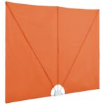 Auvent latéral pliable de terrasse Terre cuite 300 x 200 cm – Image 4