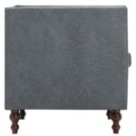 Fauteuil gris tissu – Image 4