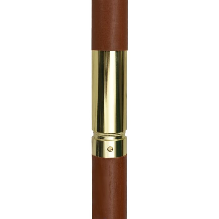 Parasol d'extérieur avec mât en bois 200x300 cm anthracite – Image 4