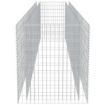 Lit surélevé à gabion Acier galvanisé 450x90x100 cm – Image 4