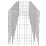 Lit surélevé à gabion Acier galvanisé 540x90x100 cm – Image 4