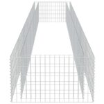 Lit surélevé à gabion Acier galvanisé 540x90x50 cm – Image 4