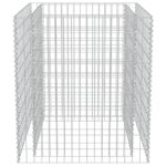 Lit surélevé à gabion Acier galvanisé 90x90x100 cm – Image 3
