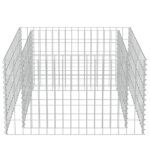 Lit surélevé à gabion Acier galvanisé 90x90x50 cm – Image 3
