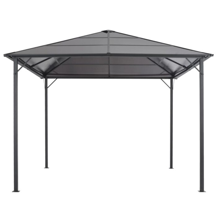 Tonnelle avec toit Aluminium 3x3 m Anthracite – Image 2