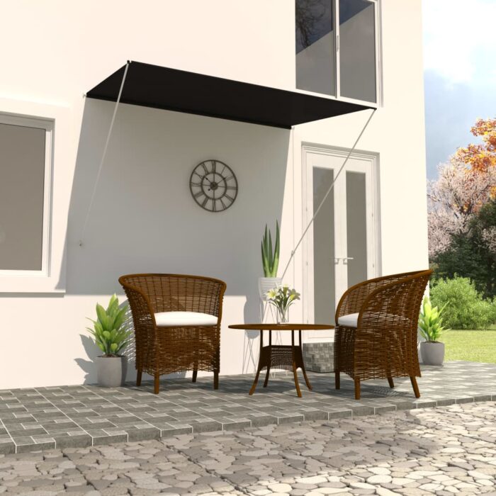 Auvent rétractable 200x150 cm Anthracite – Image 1