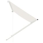 Auvent rétractable 200x150 cm Crème – Image 2