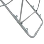 Chaises de plage pliables lot de 2 Acier et tissu oxford Bleu – Image 8