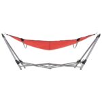 Hamac avec support pliable Rouge – Image 3