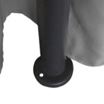 Belvédère avec rideaux Rond 3,5 x 2,7 m Anthracite – Image 4