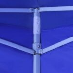 Tente pliable avec 2 parois 3 x 3 m Bleu – Image 2