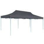 Tente de réception pliable avec parois 3x6 m anthracite – Image 3