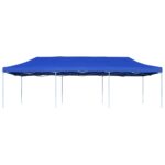 Tente de réception pliable 3x9 m Bleu – Image 2