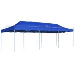 Tente de réception pliable 3x9 m Bleu – Image 8