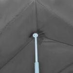 Tente de réception pliable avec 5 parois 3 x 9 m Anthracite – Image 3
