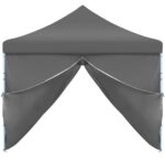 Tente de réception pliable avec 8 parois 3 x 9 m Anthracite – Image 7