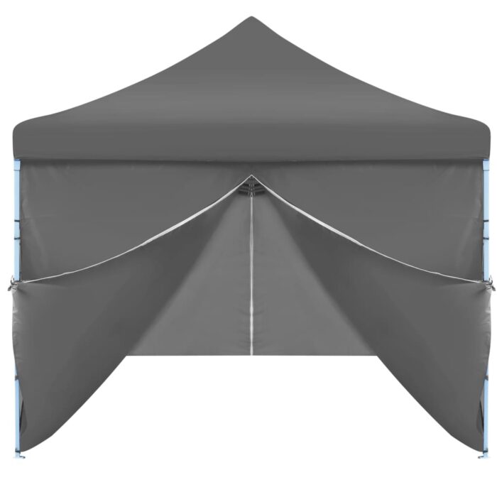 Tente de réception pliable avec 8 parois 3 x 9 m Anthracite – Image 8