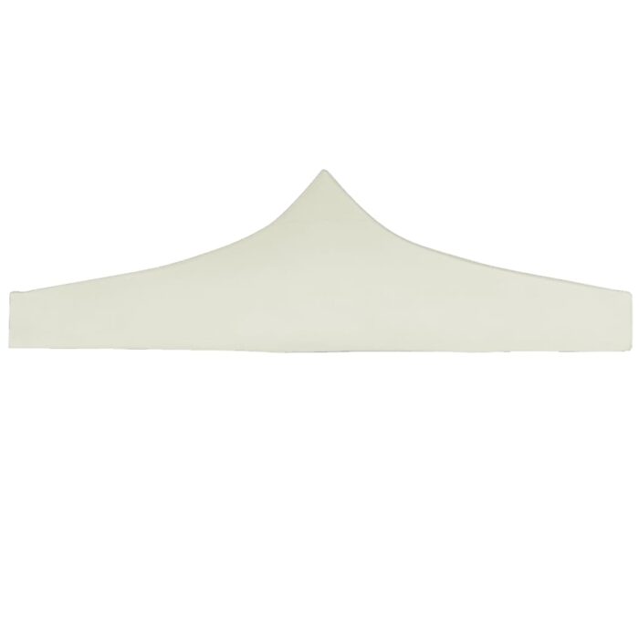 Toit de tente de réception 3 x 3 m Crème – Image 2