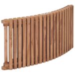 Chaise longue pliable Bois de teck solide – Image 4