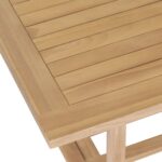Table extensible de jardin 180-280x100x75 cm Teck solide – Image 8