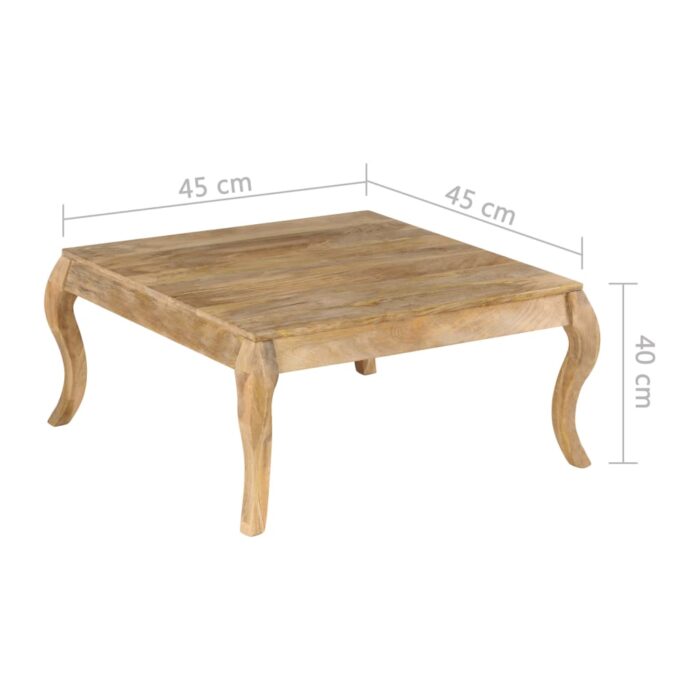 Table d'appoint 45x45x40 cm Bois de manguier massif – Image 5