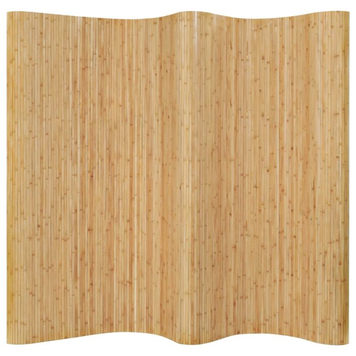Cloison de séparation Bambou 250 x 165 cm Naturel – Image 1