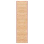 Tapis en bambou 80x300 cm Marron