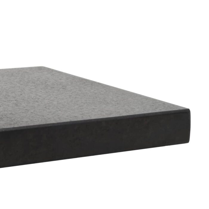 Socle de parasol Granite 28,5 kg Carré Noir – Image 4