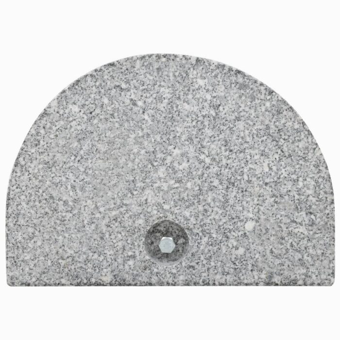 Socle de parasol Granite courbe 10 kg Gris – Image 2