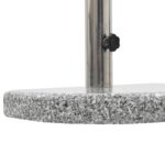 Socle de parasol Granite courbe 10 kg Gris – Image 3