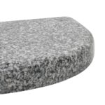 Socle de parasol Granite courbe 10 kg Gris – Image 4