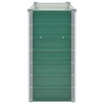Lit surélevé de jardin Acier galvanisé 100x40x77 cm Vert – Image 4