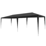 Tente de réception 3x6 m PE Anthracite