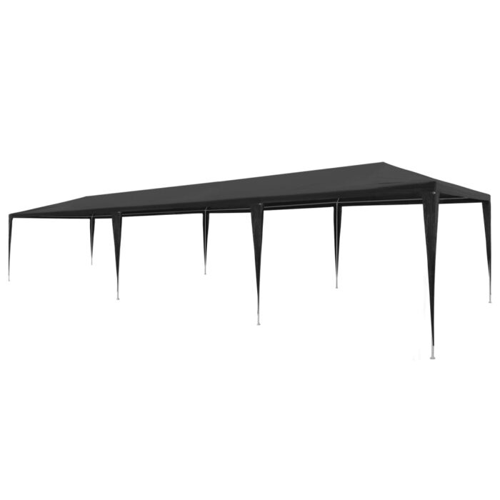 Tente de réception 3x9 m PE Anthracite – Image 1